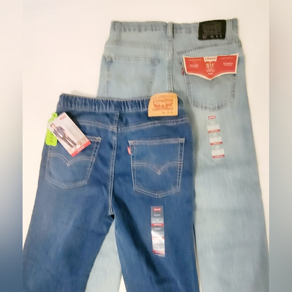 *Sold* Levi's Jeans Lot of 2 Bundle Levi 511 Skinny Slim Pull On 28 30 NEW TAGS - Picture 2 of 13